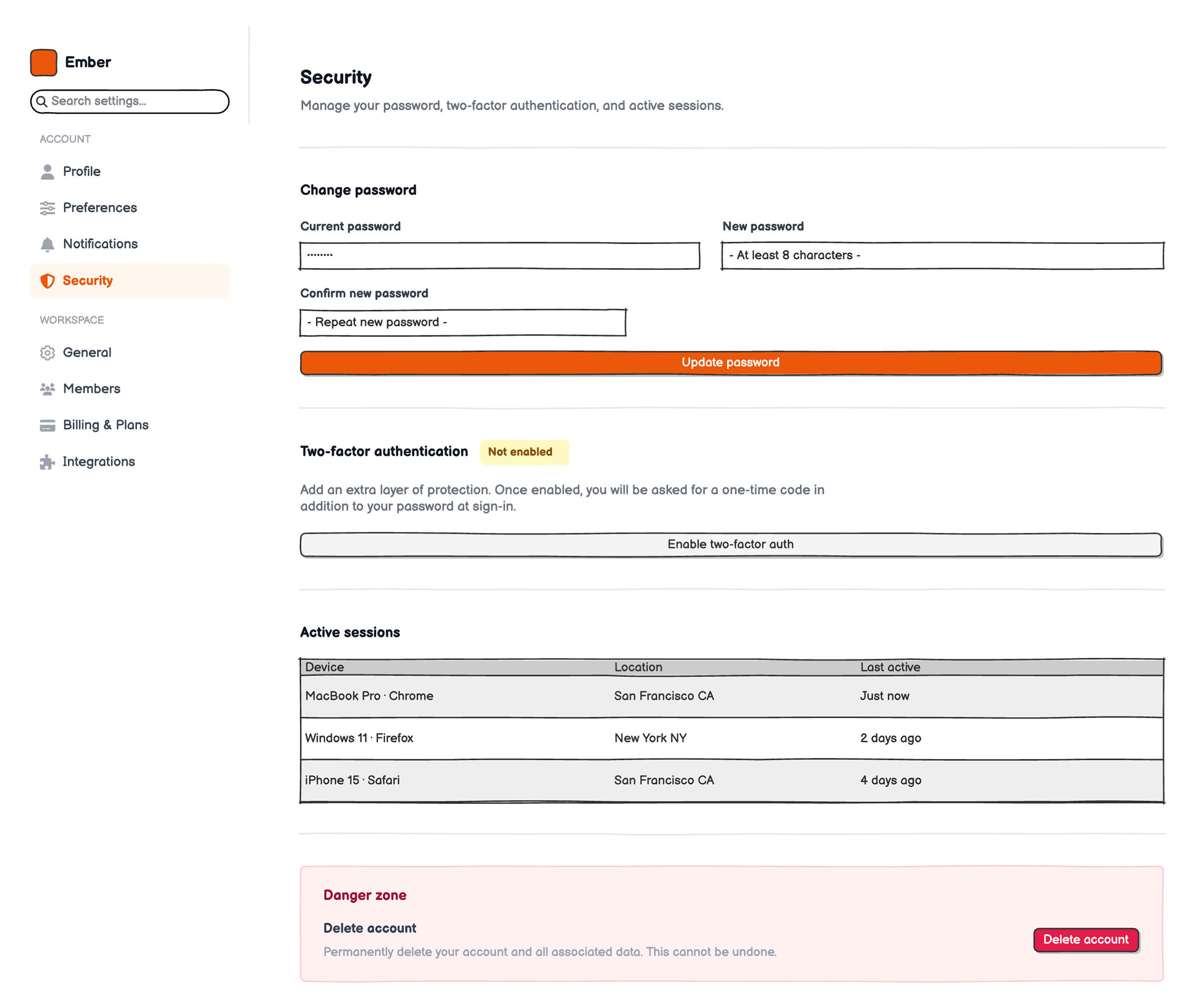 Password preview